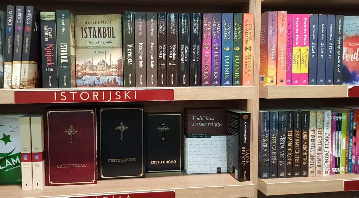 “Dicționar al religiilor”, de Mircea Eliade și Ioan Petru Culianu, este singura carte scrisă de români care se găsește în librăriile din Podgorica, Muntenegru!
