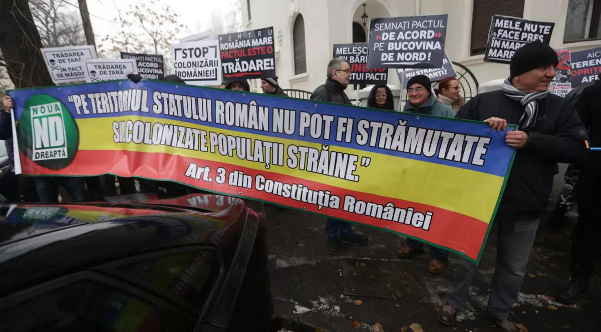 „Marșul împotriva colonizării României” cu populații străine. 12 asociații, în marș prin București