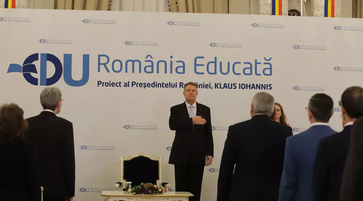 UPDATE. Klaus Iohannis prezintă rezultatele proiectului "România Educată": "Nu este programul meu electoral!"