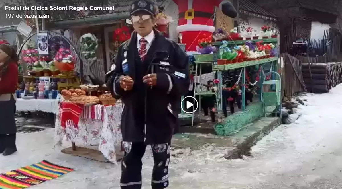 Cum a primit Cicică din Solonț capra. Cicică cu ochelari de soare