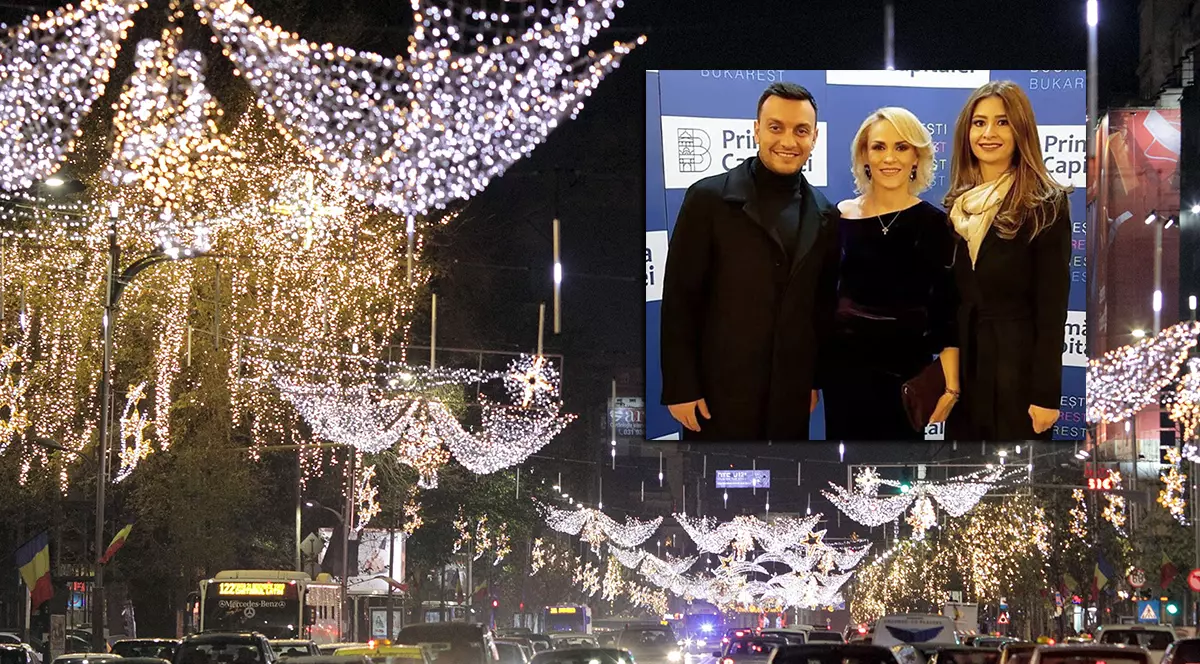 Vecinul cuplului Firea-Pandele secretizează beculețele de Crăciun. Adrian Corbu, director al companiei care se ocupă de iluminatul Bucureștiului, refuză să spună cine a câștigat contractul pentru decorațiunile de Sărbători