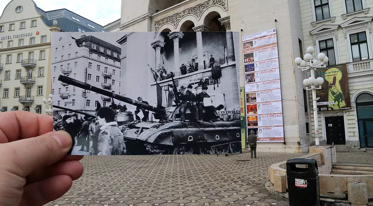 GALERIE FOTO/ Timişoara, la 29 de ani după Revoluţie. Cum arată azi locurile unde, în 1989, s-a murit pentru libertate