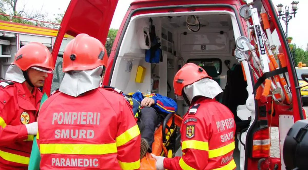 Carambol cu 16 răniți în județul Olt