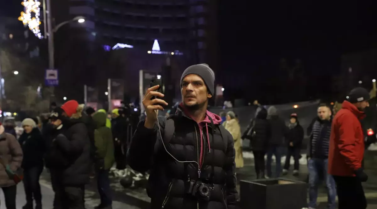 Tudor Chirilă, mesaj din mijlocul manifestanților: ”Pentru a avea sărbători fericite trebuie să existe un context colectiv”