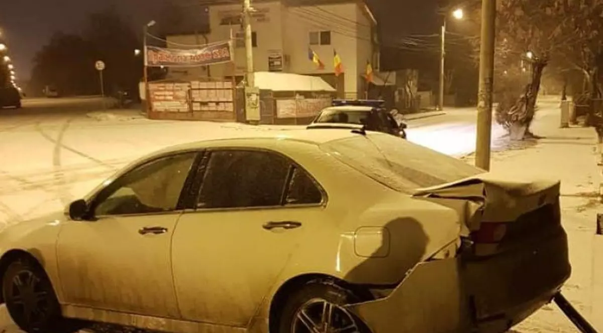 Un șofer din botoșani a făcut un accident, a fugit, apoi s-a întors