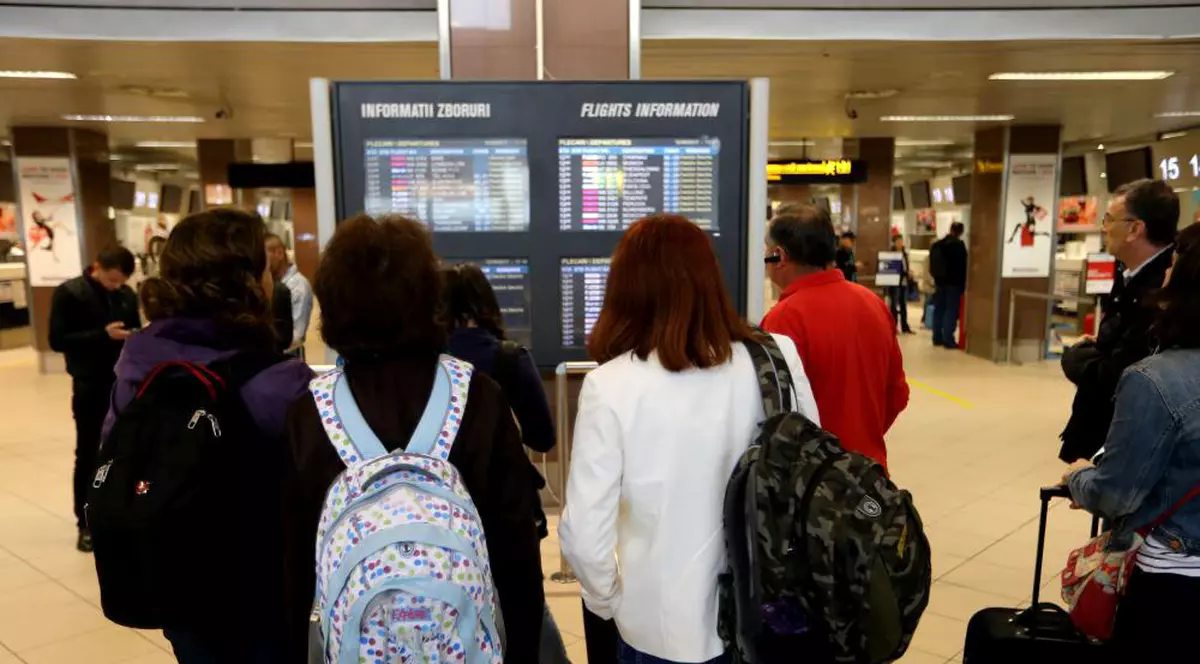 Întârzieri de până la 50 la decolarea avioanelor de pe Aeroportul "Henri Coandă"