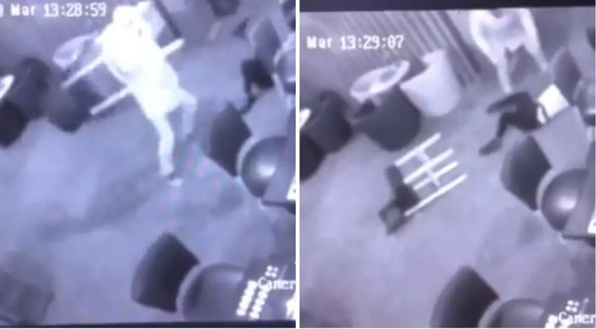 VIDEO ȘOCANT | Angajata unui cazinou din Timișoara, bătută cu sălbăticie de un recidivist care a și jefuit-o. Lovită cu pumnii, picioarele și un scaun!