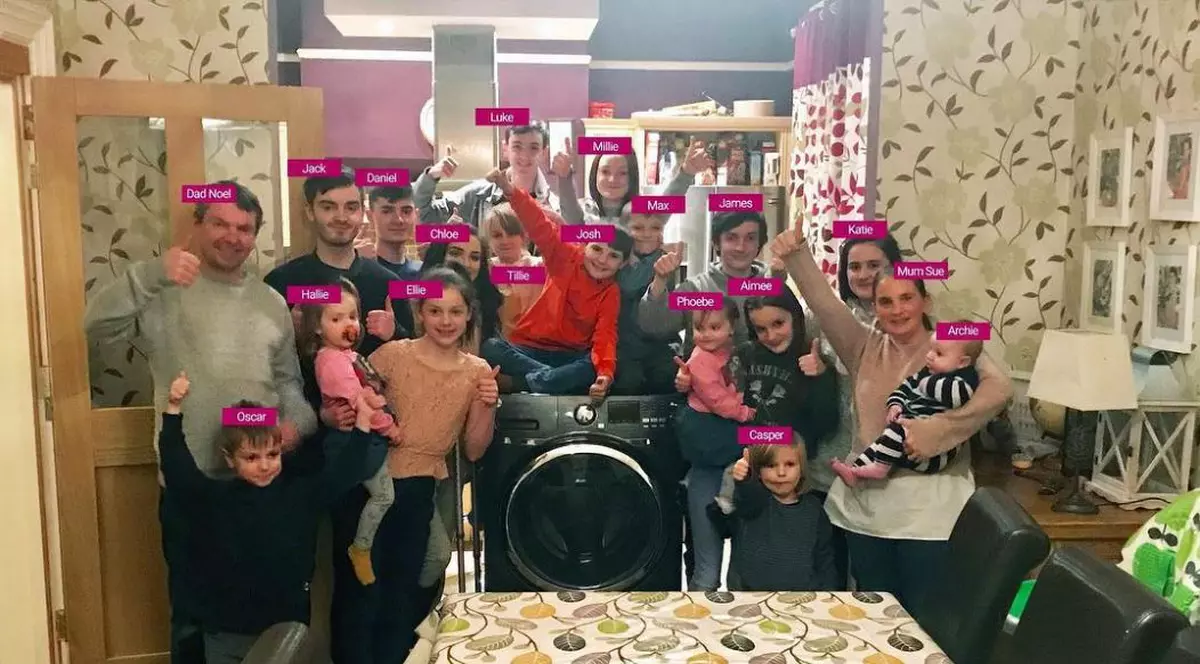 La 40 de ani, o femeie este însărcinată cu al 21-lea copil