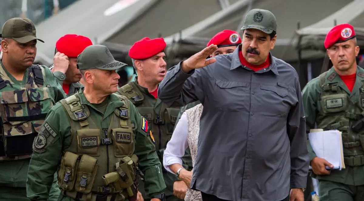 Forțele armate din Venezuela care îl mențin pe Nicolas Maduro la putere