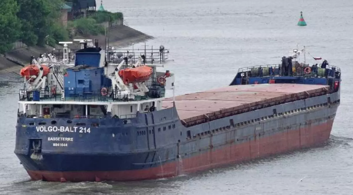 Un vapor panamez s-a scunfundat în Marea Neagră. Navă de tip cargo "Volgo Balt 214"