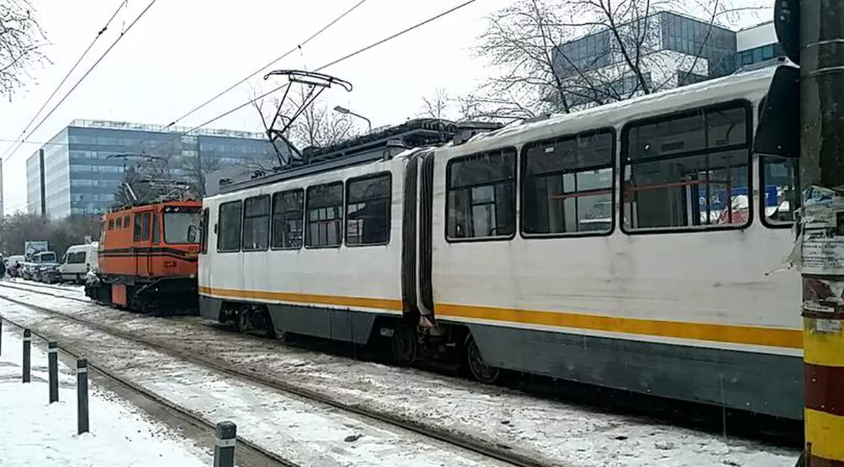Circulația tramvaielor este blocată în Sectorul 2