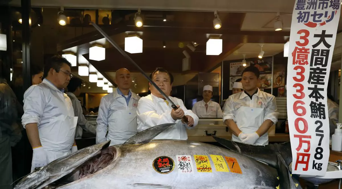 Un ton uriaș a fost cumpărat în Japonia
