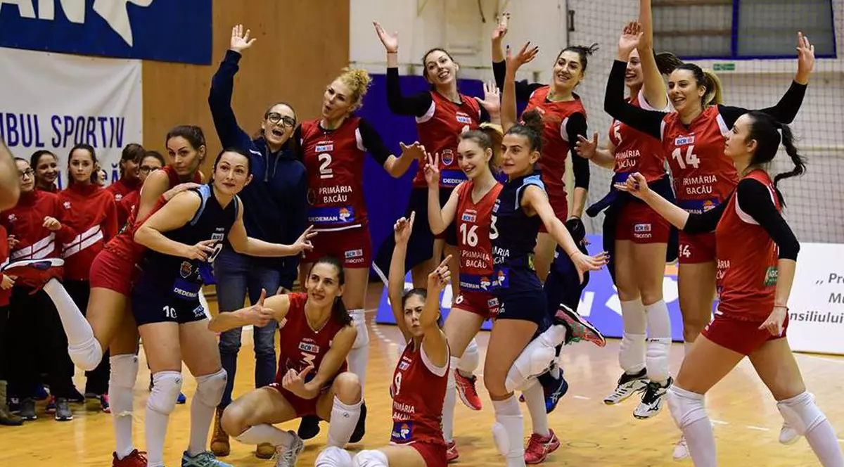 Sferturile de finală ale Cupei CEV la volei feminin: victorie pentru Știința Bacău, în prima manșă