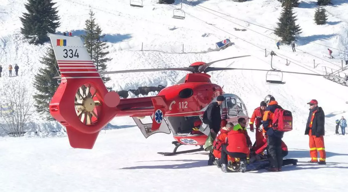 Turist accidentat în Munții Făgăraș