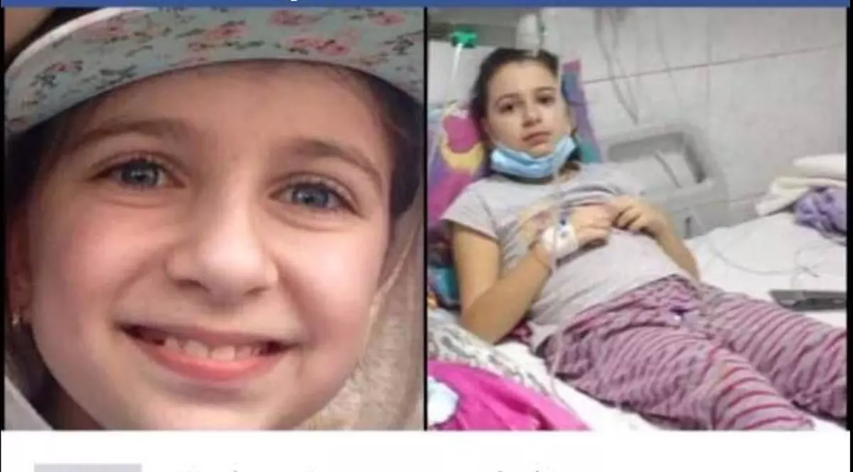 Banii donați pentru o fetiță bolnavă de leucemie din Neamț, luați de o tânără care a organizat strângerea de fonduri pe Facebook