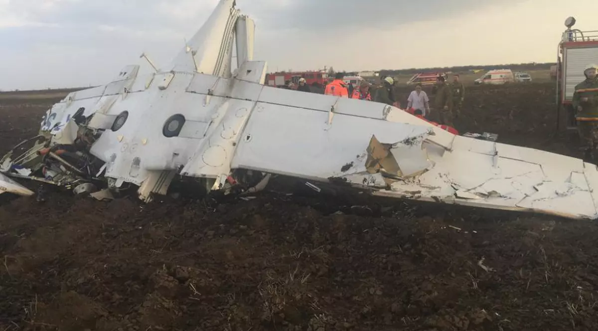 Imagine de la accidentul aviatic produs in februarie 2019, la Tuzla