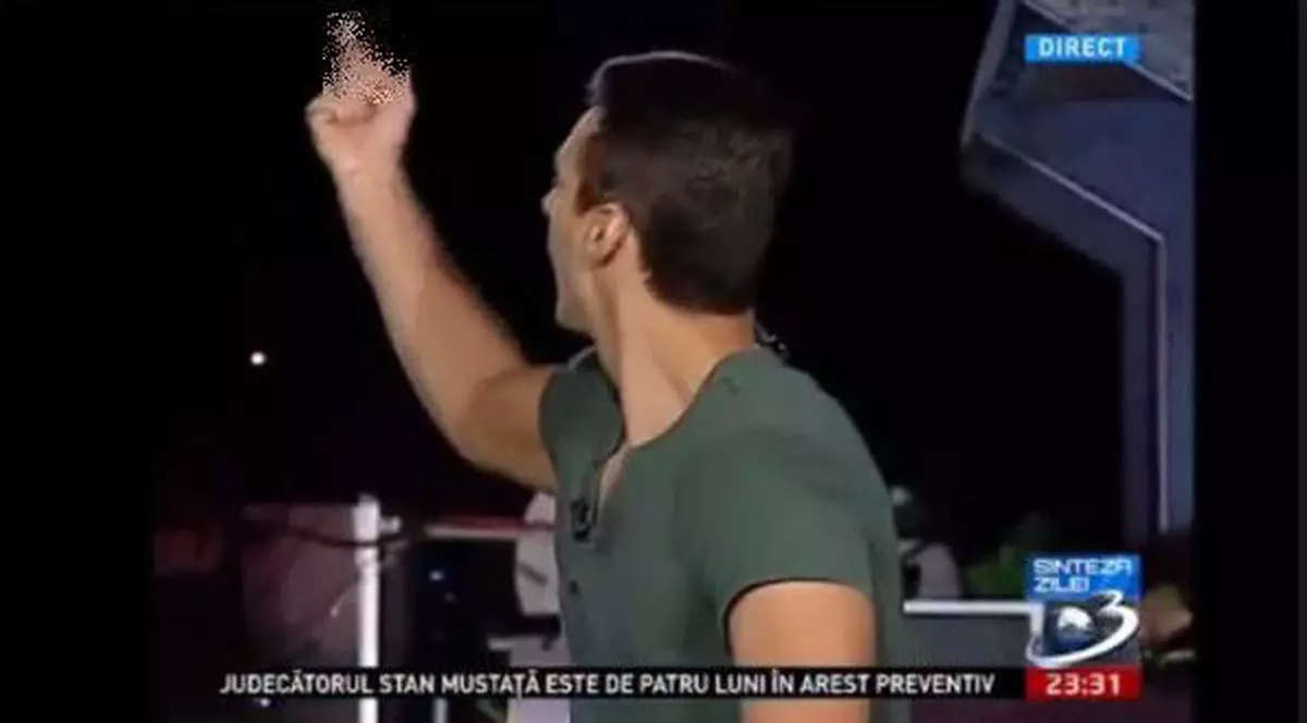 Meciul lui Mircea Badea cu motociclistul