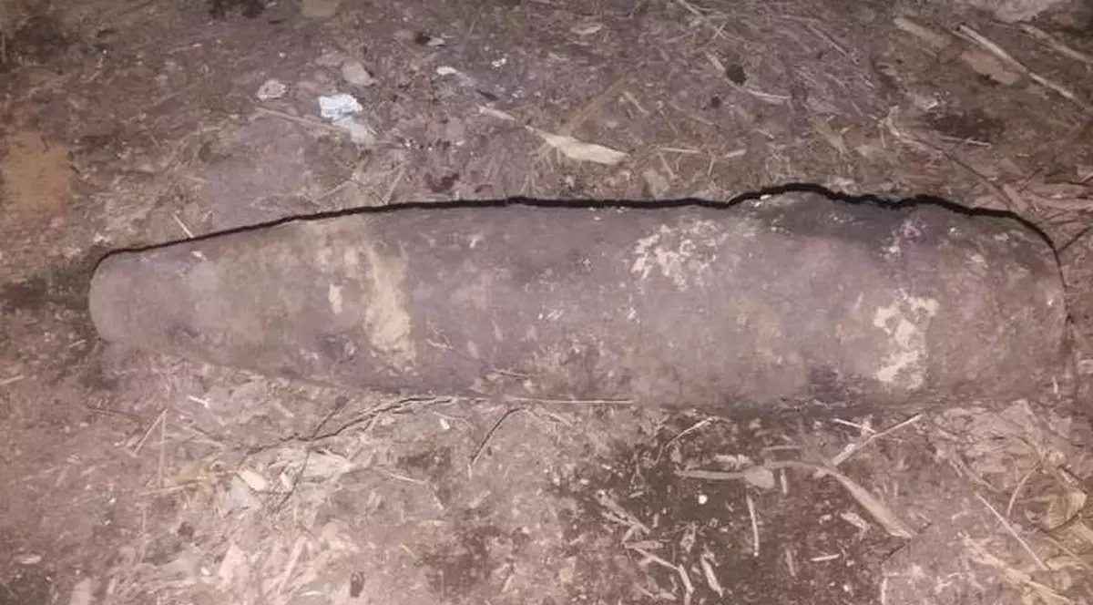 Un obuz exploziv a fost găsit într-o grădină din comuna Hlipiceni, Botoșani