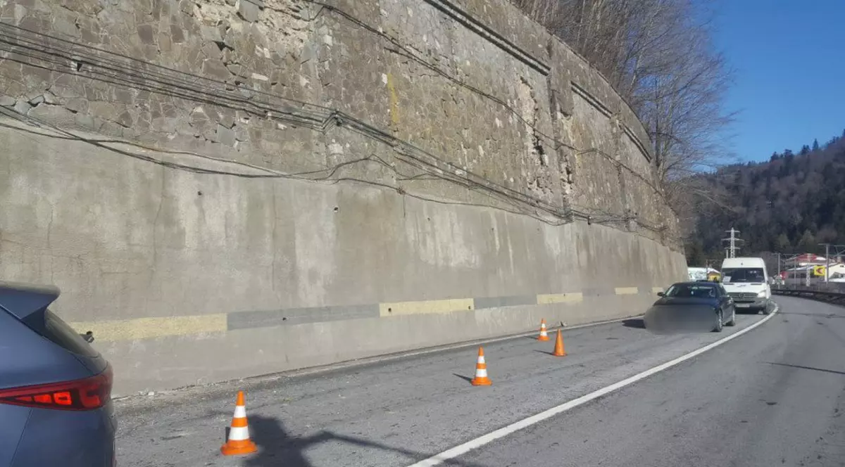 Mașină avariată. la Bușteni