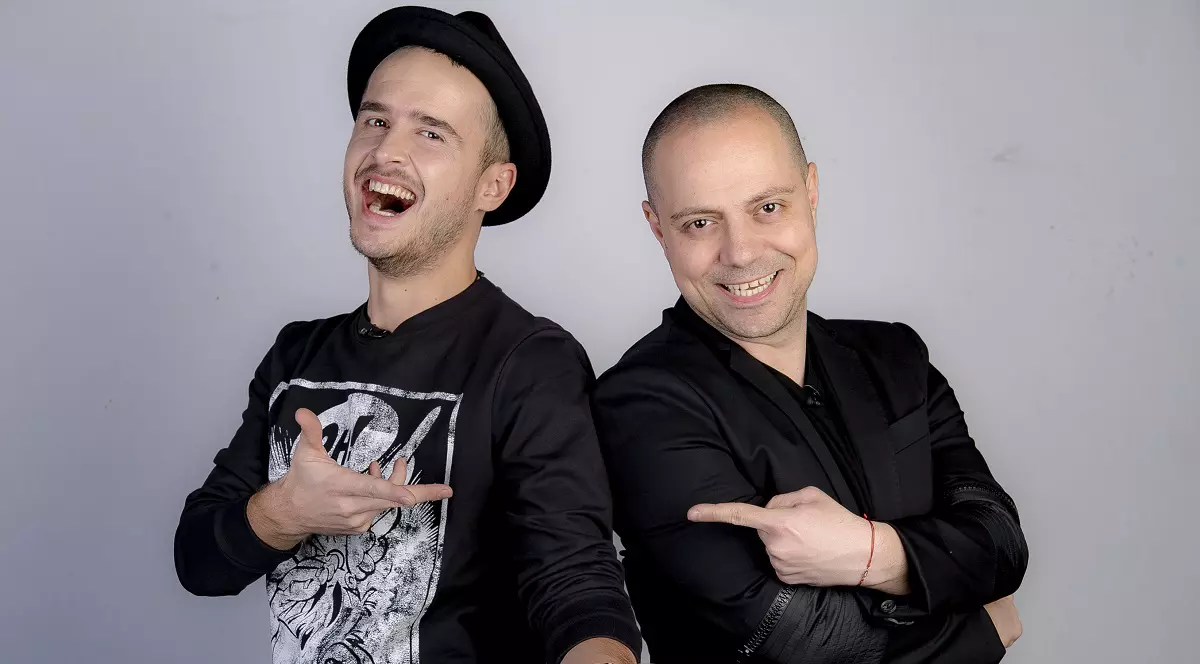 Cum petrec Ziua Îndrăgostiților prezentatorii iUmor Șerban Copoț și Dan Badea