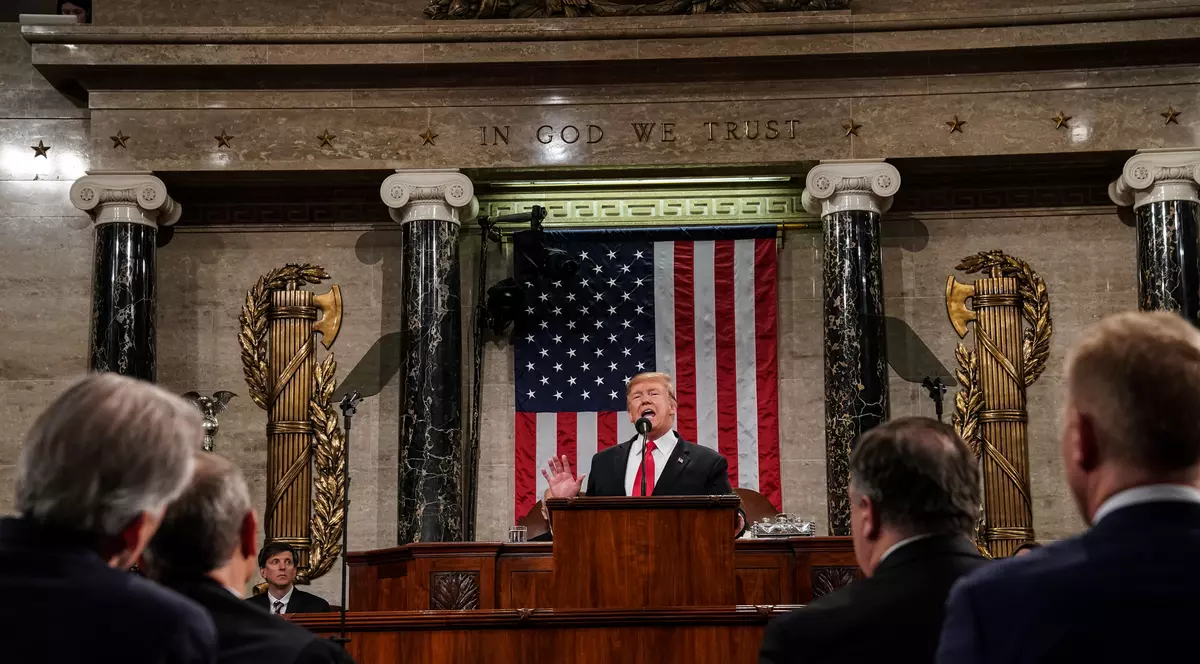 Donald Trump a prezentat Starea Națiunii. Mesaje dure pentru China și pentru Maduro