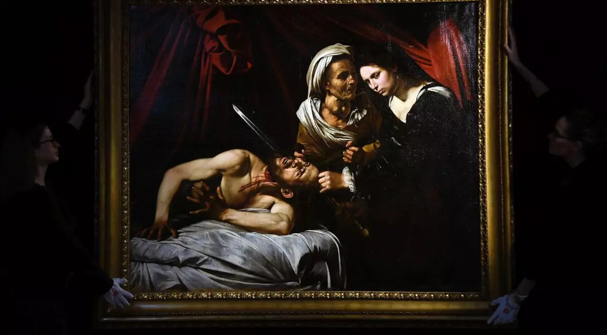 Un tablou pictat de Caravaggio, descoperit în podul unei ferme, a fost expus la Londra