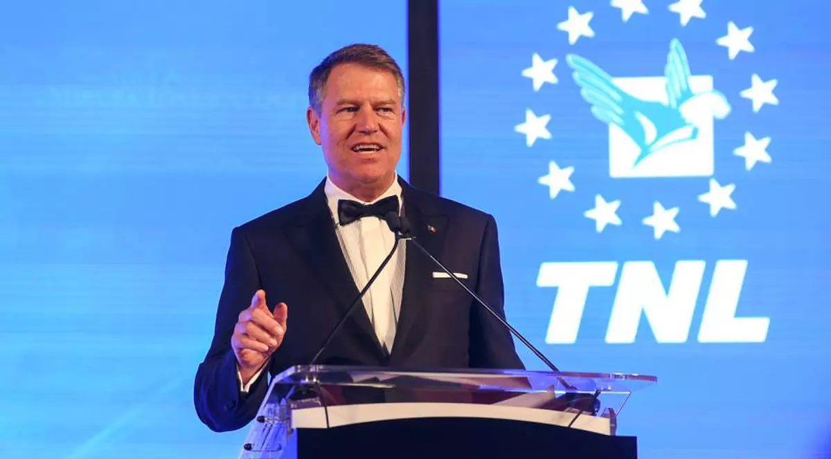 Klaus Iohannis la Gala TNL