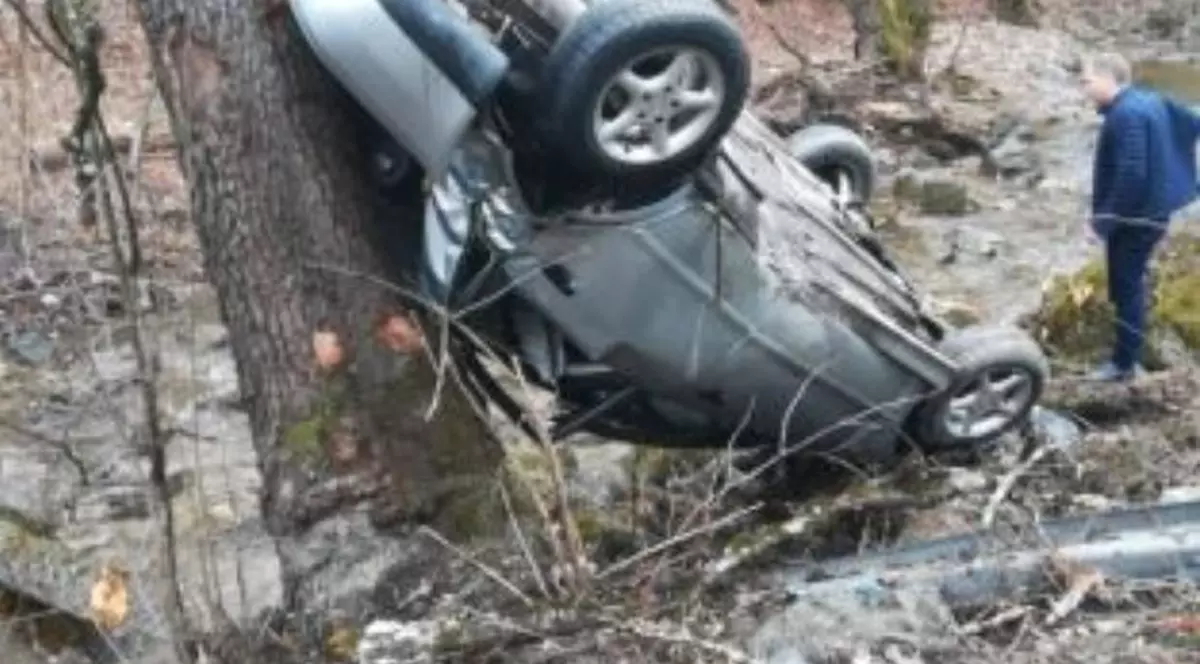 Accident pe DN13, la ieșire din Hoghiz