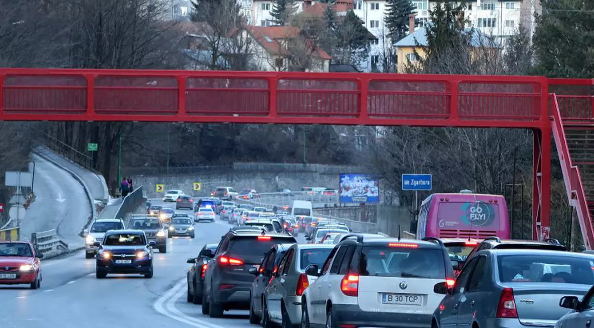 Aglomerație pe DN 1