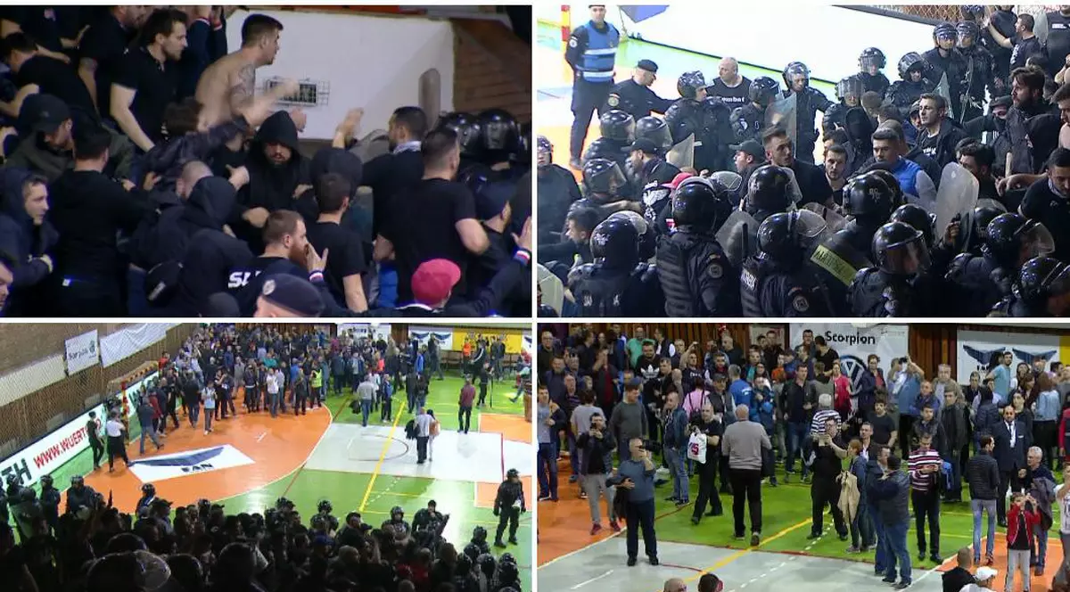 Bătaie generală între suporterii Steuaa și Dinamo