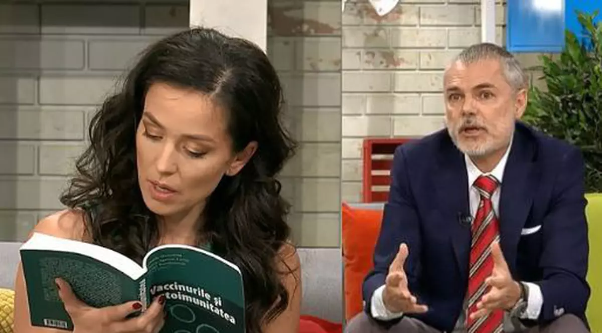 Schimb dur de replici între Olivia Steer și medicul Mihai Craiu pe tema vaccinării