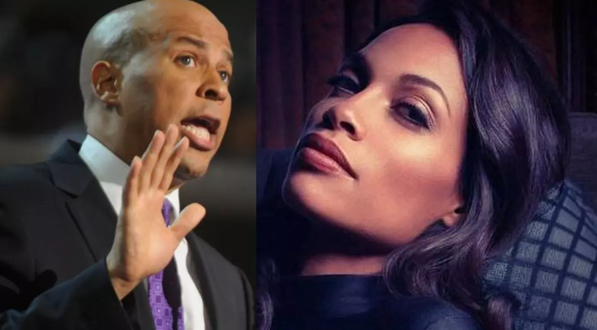 Actriţa Rosario Dawson are o relaţie cu senatorul Cory Booker