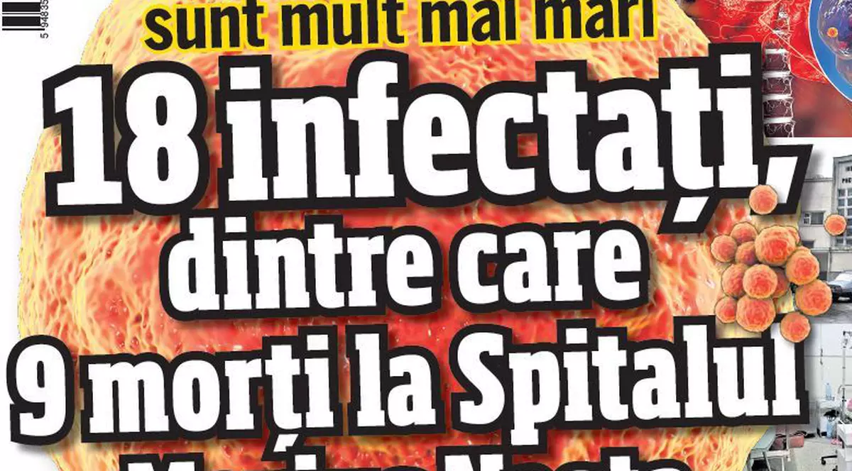 Numărul real al morților infectați la „Marius Nasta” este mult mai mare: 17 infectați cu acinetobacter dintre care 13 au murit! Libertatea a publicat informații corecte acum două săptămâni!