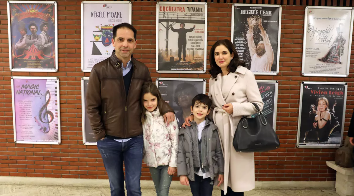 Dan Negru cu familia la Preșul