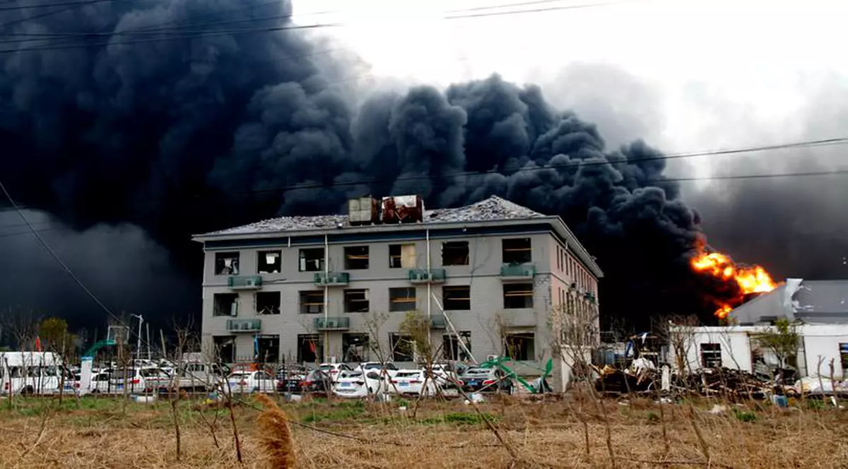 Explozie de gaz la o uzină din China