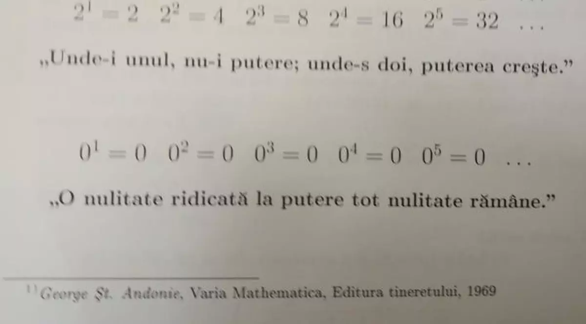 O pagină din Gazeta Matematică a devenit virală