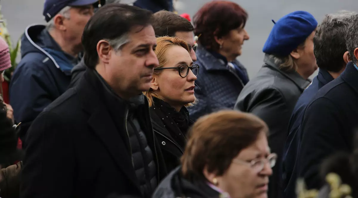 Andreea Esca la Procesiunea de Florii