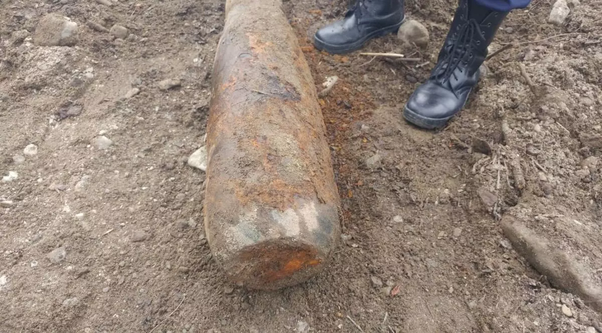 Bombă de 100 de kilograme descoperită într-un sat din Galați