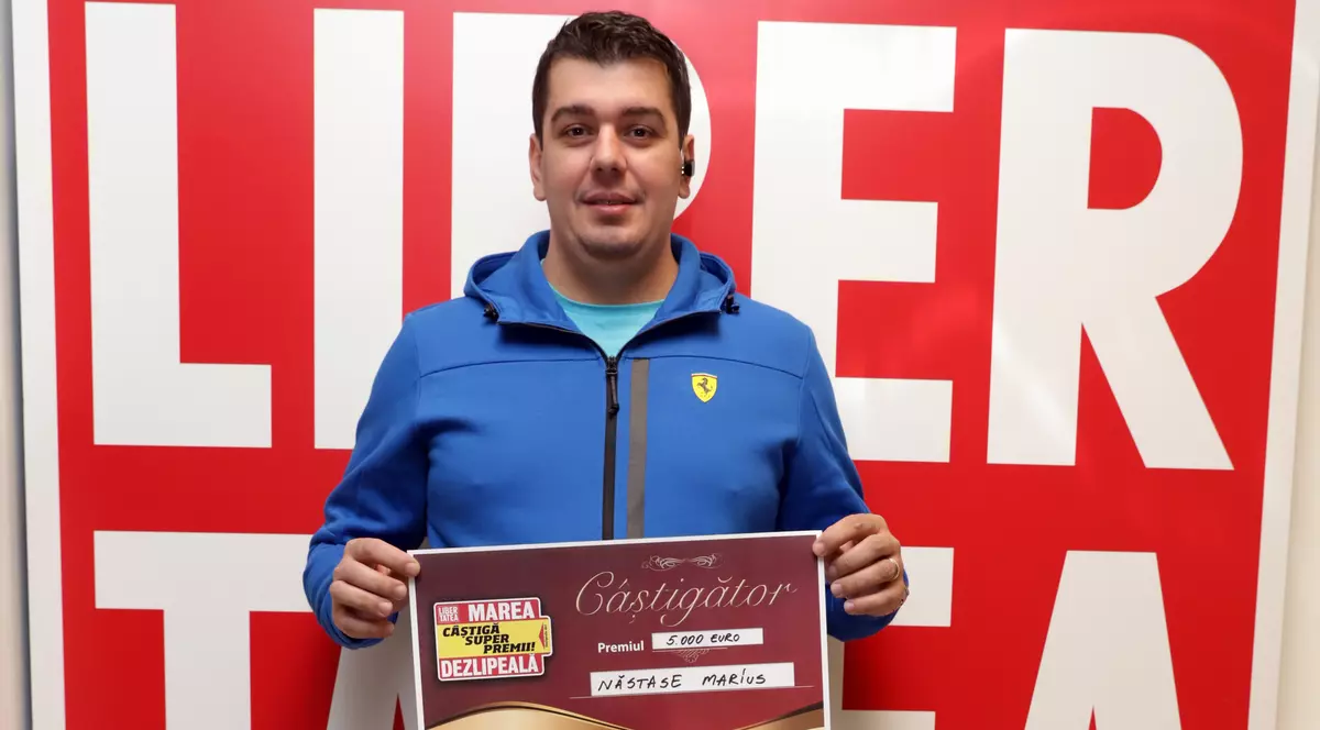Un bucureștean a câștigat Marele Premiu al concursului Libertatea. Marea Dezlipeală i-a adus 5.000 de euro înainte de Paște
