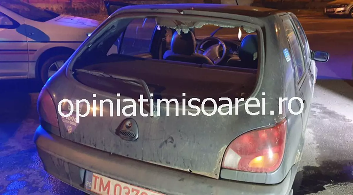 Peste 20 de focuri de armă s-au tras în timpul unei urmăriri de peste 30 de kilometri la Timișoara!