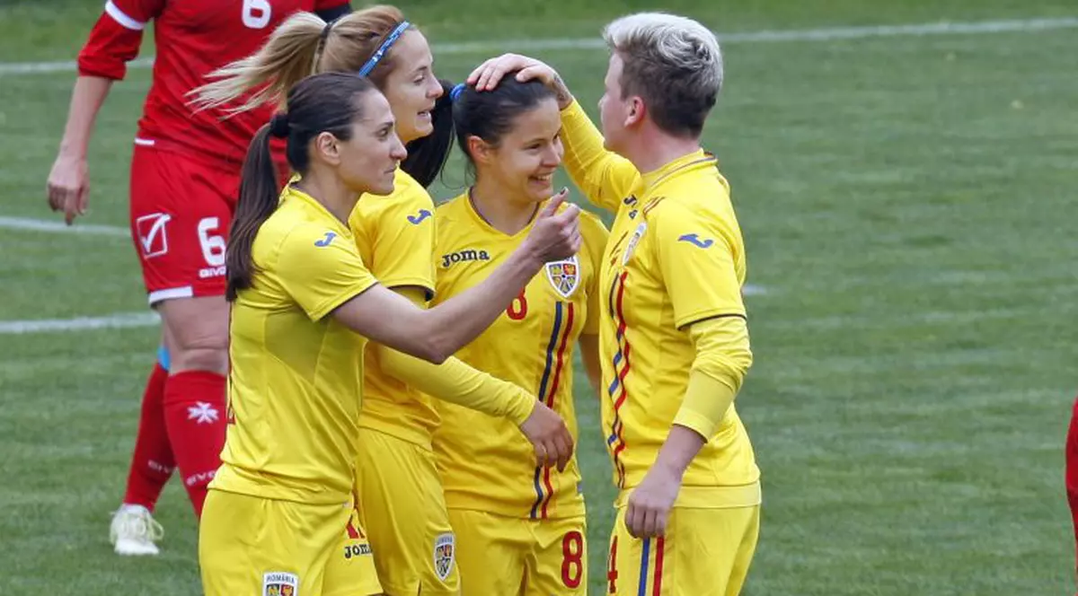 VIDEO / Fotbal feminin. România - Malta 5-0, într-un meci amical disputat la Mogoșoaia