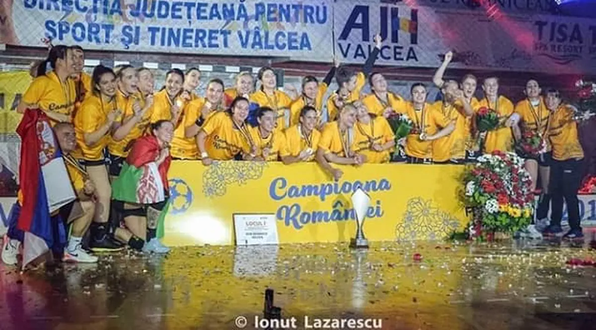 SCM Rm. Vâlcea, campioană a României în 2019 la handbal feminin