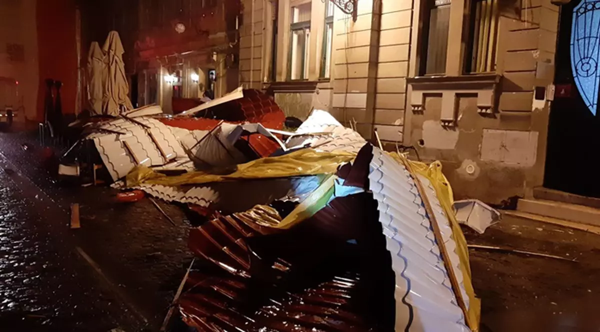 Furtună în Timișoara