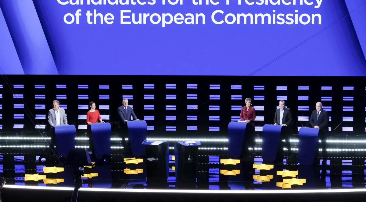 Dezbatere televizată între cei șase candidați la președinția Comisiei Europene