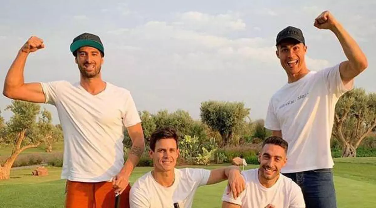 Cristiano Ronaldo s-a întors la Madrid ca să joace golf