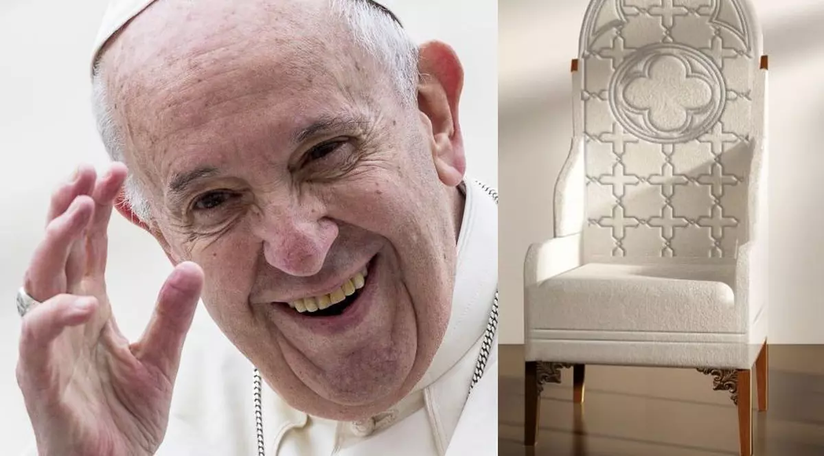 VIDEO | Cum a fost făcut scaunul papal pe care Suveranul Pontif îl va folosi în România. Imagini de la Reghin, locul în care a fost realizat 