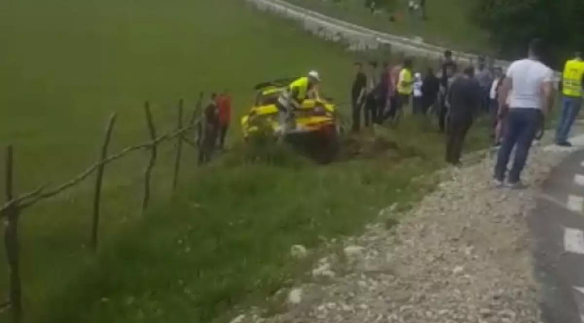 Titi Aur a fost implicat într-un accident la Raliul Argeșului
