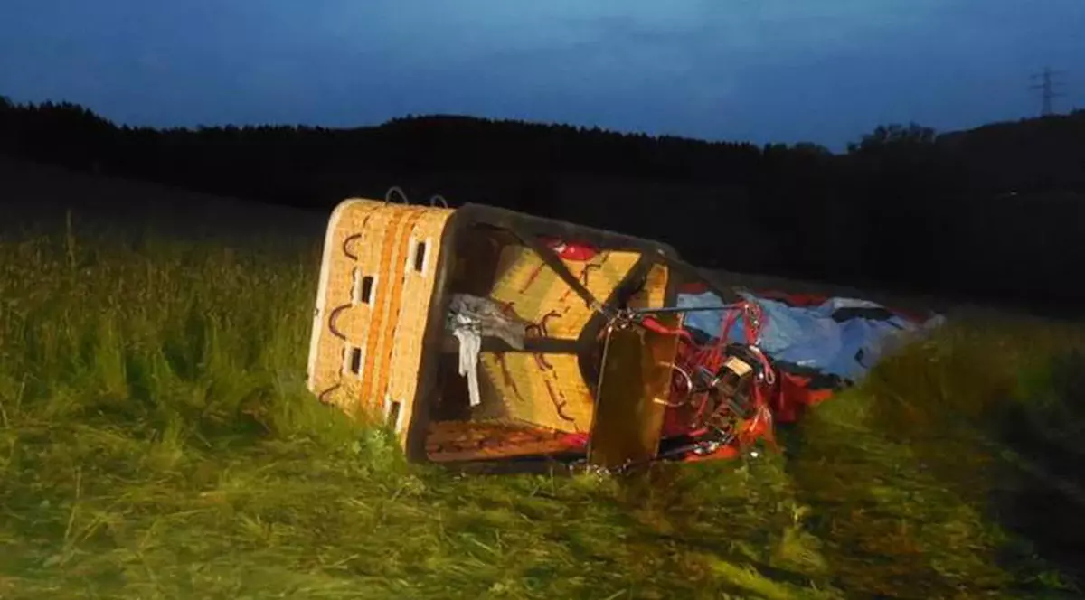 Balon cu aer cald prăbuşit în Germania