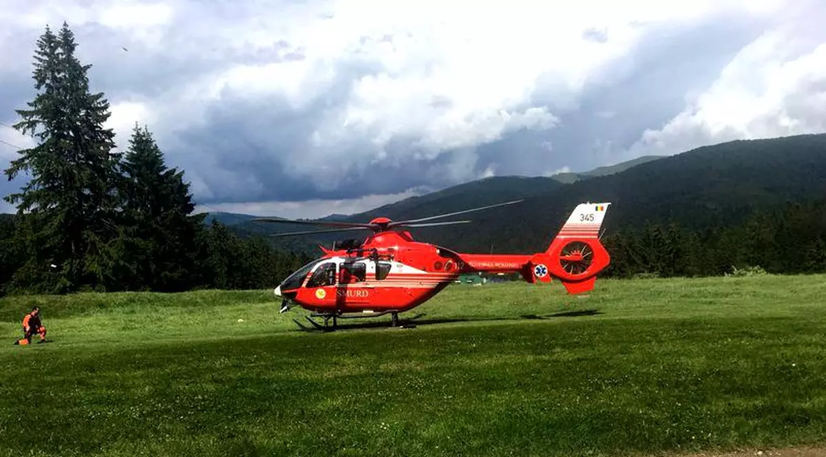 Un bărbat a căzut cu parapanta în Brașov