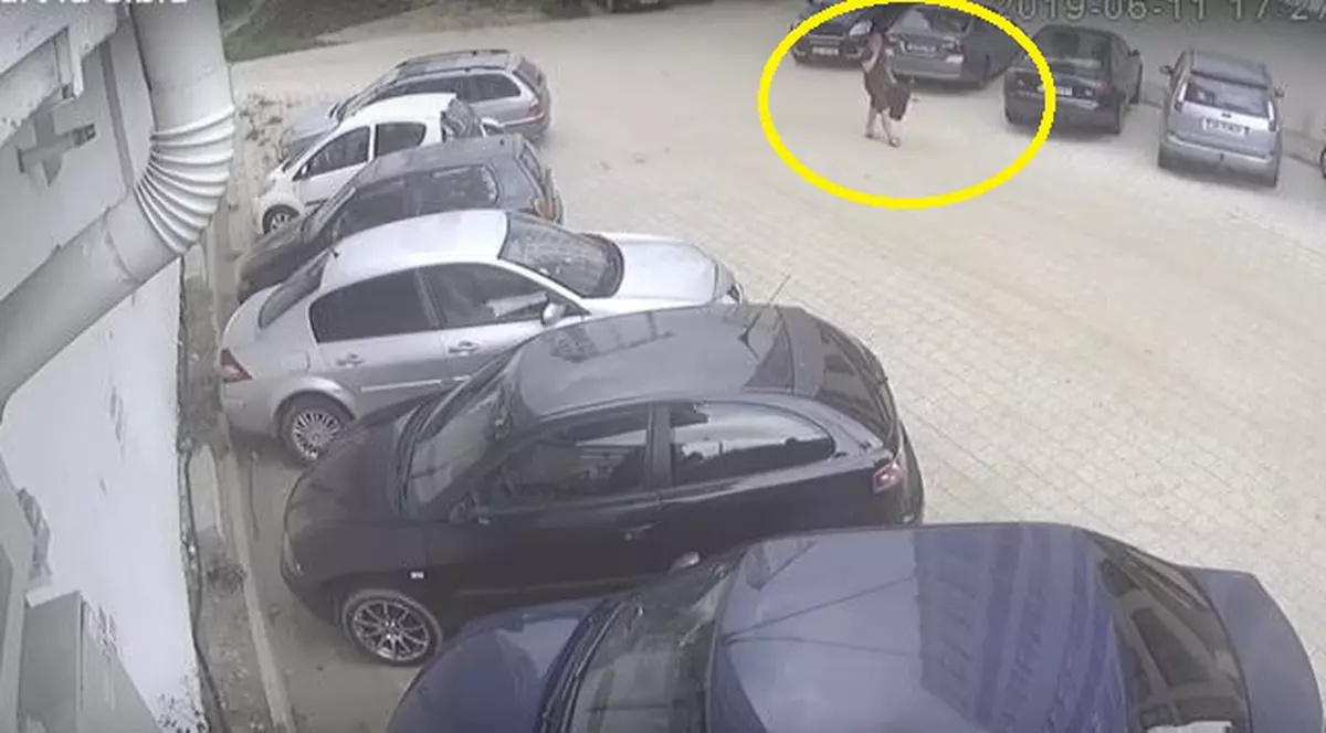 Un hoț din Sibiu a fost filmat în timp ce „opera” în plină zi